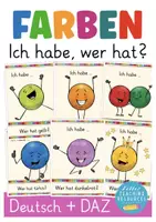 Vista previa - Juegos / Gamificación - Farben Spiel Deutsch Alemán "Ich habe, wer hat?" - Portada