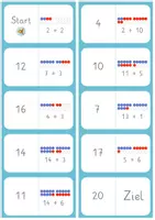 Vorschau - Stationenlernen - Domino - Addition am Zwanzigerfeld - Seite 2
