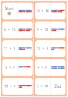 Vorschau - Stationenlernen - Domino - Addition am Zwanzigerfeld - Seite 3