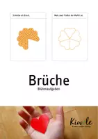 Vorschau - Arbeitsblätter - Brüche und Bruchdarstellung – Blütenaufgaben - Deckblatt