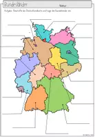 Vorschau - Stationenlernen - Mini-Lerntheke zur Kartenkunde zu den Bundesländern / Bundesländer / Deutschland (3.-6. Klasse) - Seite 3