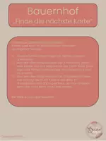 Vorschau - Spiele - Bauernhof - Finde die nächste Karte_Schrift - Seite 1