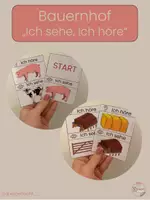 Vorschau - Spiele - Bauernhof - Ich sehe - ich höre (Ich habe, wer hat?) - Deckblatt