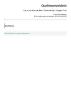 Vorschau - Klassenarbeiten - Kafka: Die Verwandlung - Klausur inkl. EWH (Gregors Tod) - Seite 1