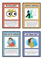 Vorschau - Bildkarten - Strategiekarten um negative Gedanken herauszufordern - für Kinder und Jugendliche - Seite 2