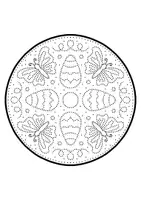 Vorschau - Mal- und Bastelvorlagen - Oster Mandalas zum Ausmalen & Prickeln - Kunst für Ostern - Seite 2
