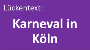 Vorschau - Arbeitsblätter - Karneval in Köln - Deckblatt