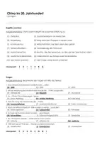 Vorschau - Arbeitsblätter - Geschichte Chinas im 20. Jahrhundert (Infotext und Übungen) - Seite 3