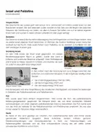 Vorschau - Arbeitsblätter - Israel und Palästina - Infotext und Übungen - Deckblatt