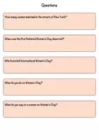 Vorschau - Arbeitsblätter - International Women’s Day Facts & Worksheets / Fakten und Arbeitsblätter zum Internationalen Frauentag - Seite 3