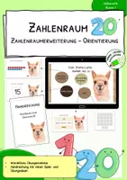 Vorschau - Fördermaterial/Inklusion - ZR 20 - Zahlenraumerweiterung - Orientierung - Interaktive Spiele - Freiarbeit - Deckblatt
