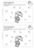 Vorschau - Arbeitsblätter - ZR20 - Zahlenraumerweiterung - Orientierung - Heftchen im A5-Format - inkl. Tafelmaterial - Seite 3