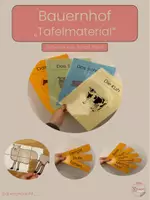 Vorschau - Spiele - Materialpaket Bauernhof - Tiere - Deckblatt