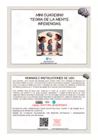 Vista previa - Hojas de trabajo - MINI CUADERNO TEORÍA DE LA MENTE - página 1