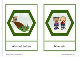 Vorschau - Arbeitsblätter - Wald: Leporello und Signalkarten - Seite 2