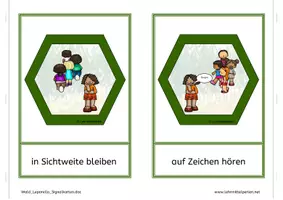 Vorschau - Arbeitsblätter - Wald: Leporello und Signalkarten - Seite 3