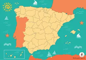 Vista previa - Hojas de trabajo - Mapas de España _ 9 versiones + 2 posteres gigantes - página 2