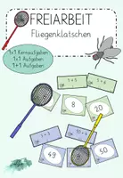 Vorschau - Fördermaterial/Inklusion - Freiarbeit Fliegenklatschen 1x1 und 1+1 - Deckblatt