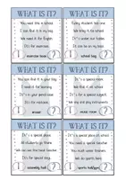 Vorschau - Spiele - Speaking activity: What is it? (at school, subjects, animals) - Seite 2