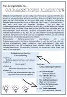 Vorschau - Arbeitsblätter - Gedankenexperimente / Philosophie / Anleitung - Seite 1
