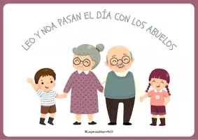 Vista previa - Unidades / Secuencias / Situaciones de Aprendizaje - Cuento y actividades: Leo y Noa pasan un día con los abuelos. - página 2