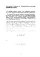 Vorschau - Text - Hauptsatz der Differential- und Integralrechnung, Erklärung - Seite 1