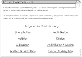 Vorschau - Arbeitsblätter - Kopfrechnen Bruchrechnung Tägliche Übungen Klasse 4 bis 6 - Seite 3