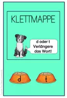 Vorschau - Stationenlernen - Hunde Klettmappe Verlängern FRESCH Rechtschreibstrategien Deutsch - Seite 1
