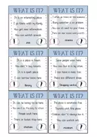 Vorschau - Spiele - Bundle: What is it? (Speaking activity, Klasse 5/6) - Seite 3