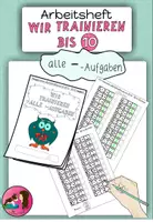 Vorschau - Arbeitsblätter - Arbeitsheft Training im ZR 10 alle Subtraktionen + Lösungsheft - Deckblatt