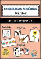 Vista previa - Refuerzo / NEE / Materiales de apoyo - Conciencia Fonémica PARTE VI LETRA G - Portada