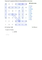 Vorschau - Arbeitsblätter - Englisch/Suchsel/Körperteile (1) mit Wortliste/H5P+PDF+MOODLE+Lösung - Seite 2