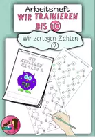 Vorschau - Arbeitsblätter - Arbeitsheft 2 Training Zahlzerlegung (ZR 10) + Lösungsheft - Deckblatt