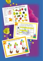 Vorschau - Spiele - Sprachförderung Kindergarten & DAZ - KNETBRETTER "Obst" | Daz Sprachförderung Vorschule Sprachförderung Kita - Seite 1