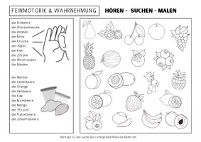 Vorschau - Spiele - Sprachförderung Kindergarten & DAZ - KNETBRETTER "Obst" | Daz Sprachförderung Vorschule Sprachförderung Kita - Seite 3