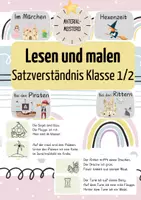 Vorschau - Arbeitsblätter - Lesen üben: Lesen und Malen - Deckblatt