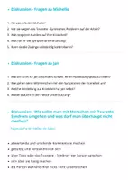 Vorschau - Arbeitsblätter - Tourette_Syndrom im Job - Diskussion B1-B2 - Seite 1