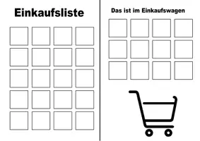 Vorschau - Fördermaterial/Inklusion - Einkaufsliste - Seite 1