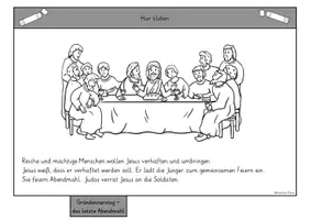 Vorschau - Arbeitsblätter - Ostergeschichte - Flipbook mit und ohne Text - Religion - Seite 2