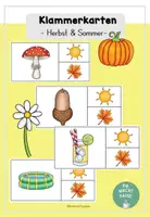 Vorschau - Bildkarten - Klammerkarten Herbst & Sommer (Jahreszeiten) Fördermaterial - Deckblatt