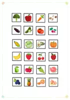 Vorschau - Arbeitsblätter - Gemüse & Obst sortieren- Arbeitsblatt Klasse 3| Sachunterricht Grundschule| Früchte und Gemüse Zuordnung - Deckblatt