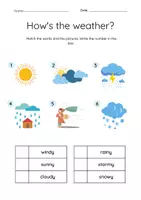 Vorschau - Arbeitsblätter - Worksheets Weather - English lesson - Seite 3