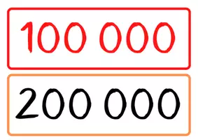 Vorschau - Präsentationen/Tafelbilder - Zahlenraum 1000000 - Seite 1