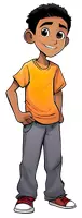Vorschau - selbst erstellte Cliparts/Grafiken - FREEBIE! Clipart-Set Comic Teens I - Seite 2