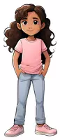 Vorschau - selbst erstellte Cliparts/Grafiken - FREEBIE! Clipart-Set Comic Teens I - Seite 1