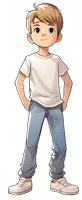 Vorschau - selbst erstellte Cliparts/Grafiken - FREEBIE! Clipart-Set Comic Teens II - Seite 2