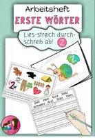 Vorschau - Arbeitsblätter - Lies streich durch schreib ab Z - Deckblatt