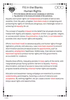 Vorschau - Arbeitsblätter - Lückentext - Fill in the Blanks on Human Rights - Seite 3