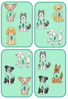 Vorschau - Stationenlernen - Hunde 7-Karten-Spiel Addition ZR 20 Einmaleins Mathe - Seite 2