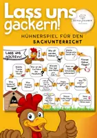 Vorschau - Stundenentwürfe - Hühner - Spiel und Schritt für Schritt Anleitung Kunst - Deckblatt